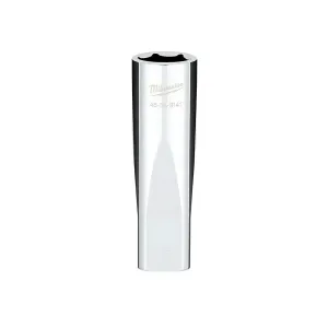 1/2 in. Drive 17MM Metric 6-Point Deep Socket with FOUR FLAT™ Sides