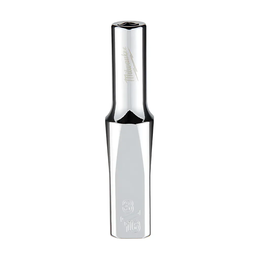 1/4 in. Drive 3/16 in. SAE 6-Point Deep Socket