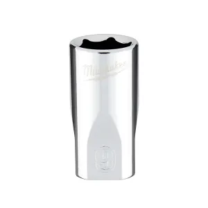 1/4 in. Drive 9mm Metric 6-Point Socket