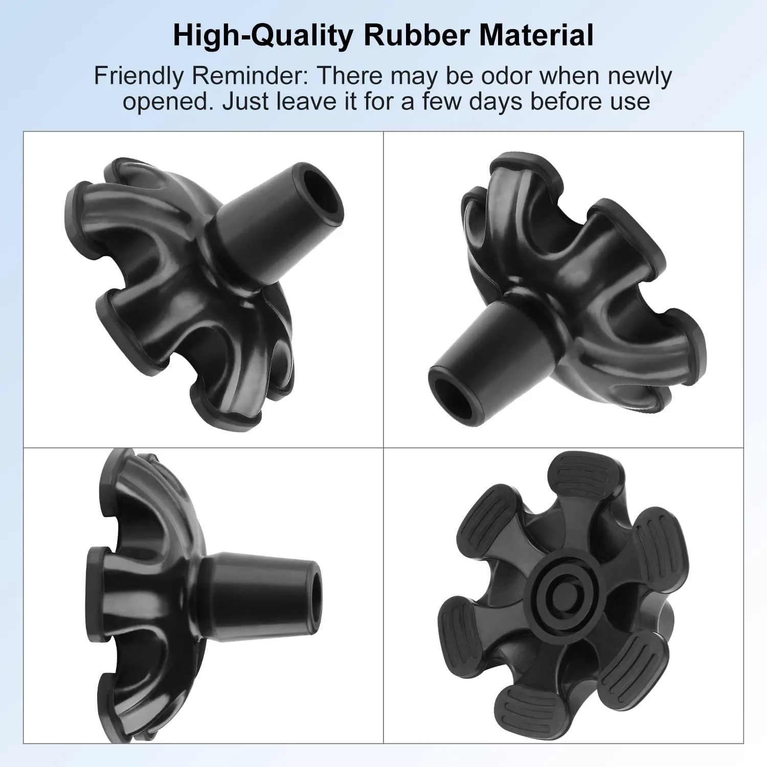 6-Prong Self Standing Replacement Cane Tip