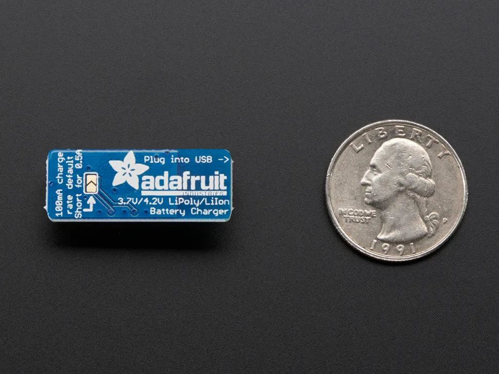 Adafruit Micro Lipo - USB LiIon / LiPoly charger