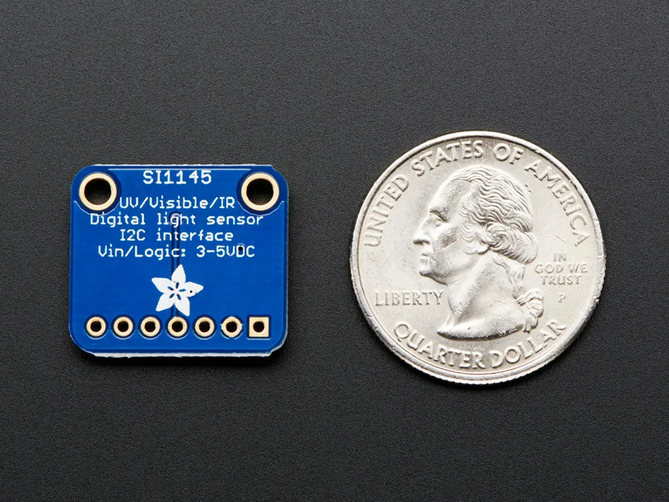 Adafruit SI1145 Digital UV Index / IR / Visible Light Sensor