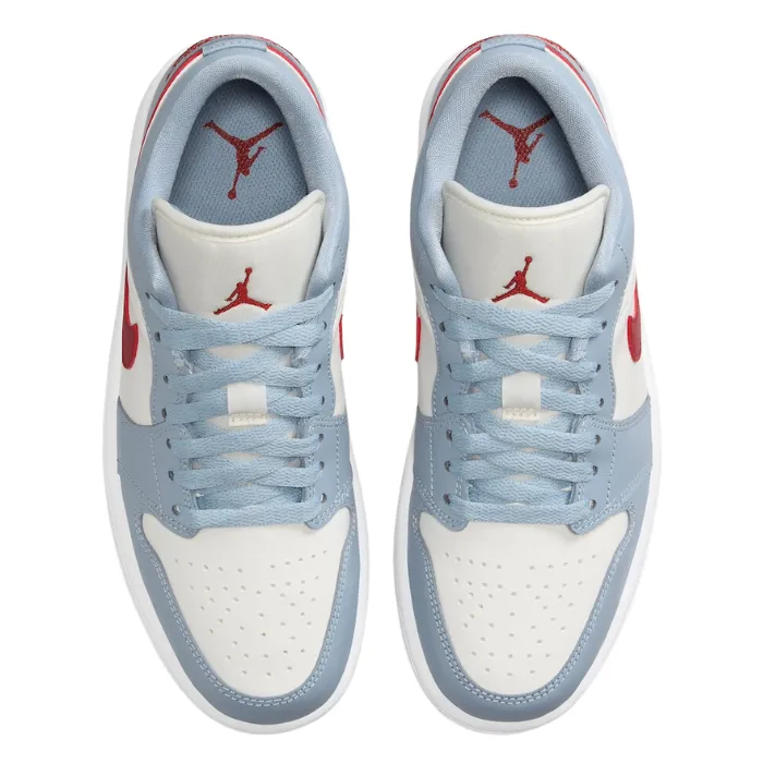 Air Jordan 1 Low Blue dune Red Sale