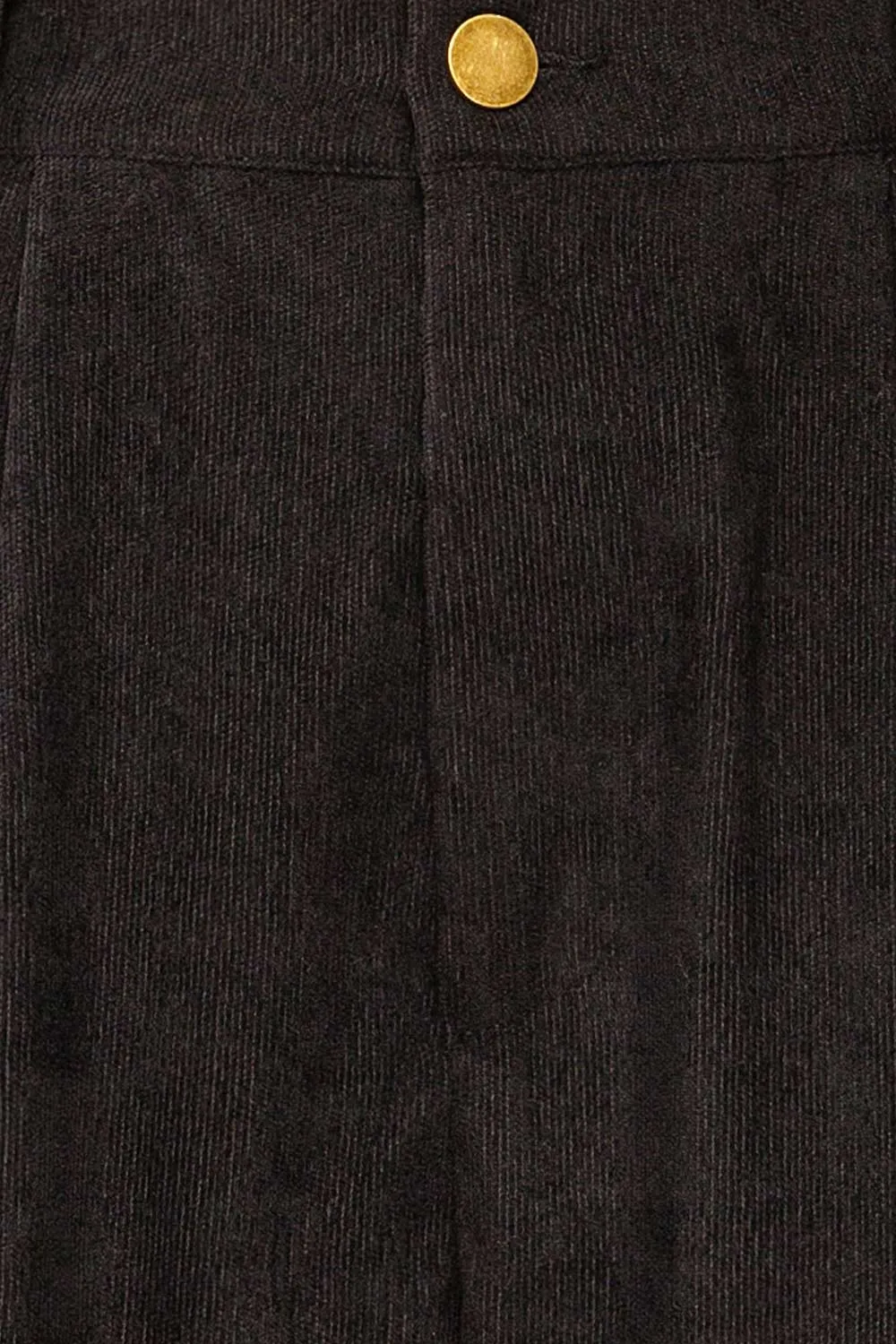 Amsterdam | Black Corduroy Shorts