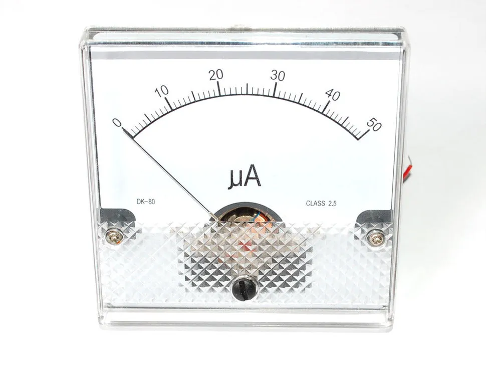 Analog Panel Meter - 50uA