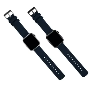 Apple Watch Canvas Navy Blue Watch Band by Barton Watch Bands