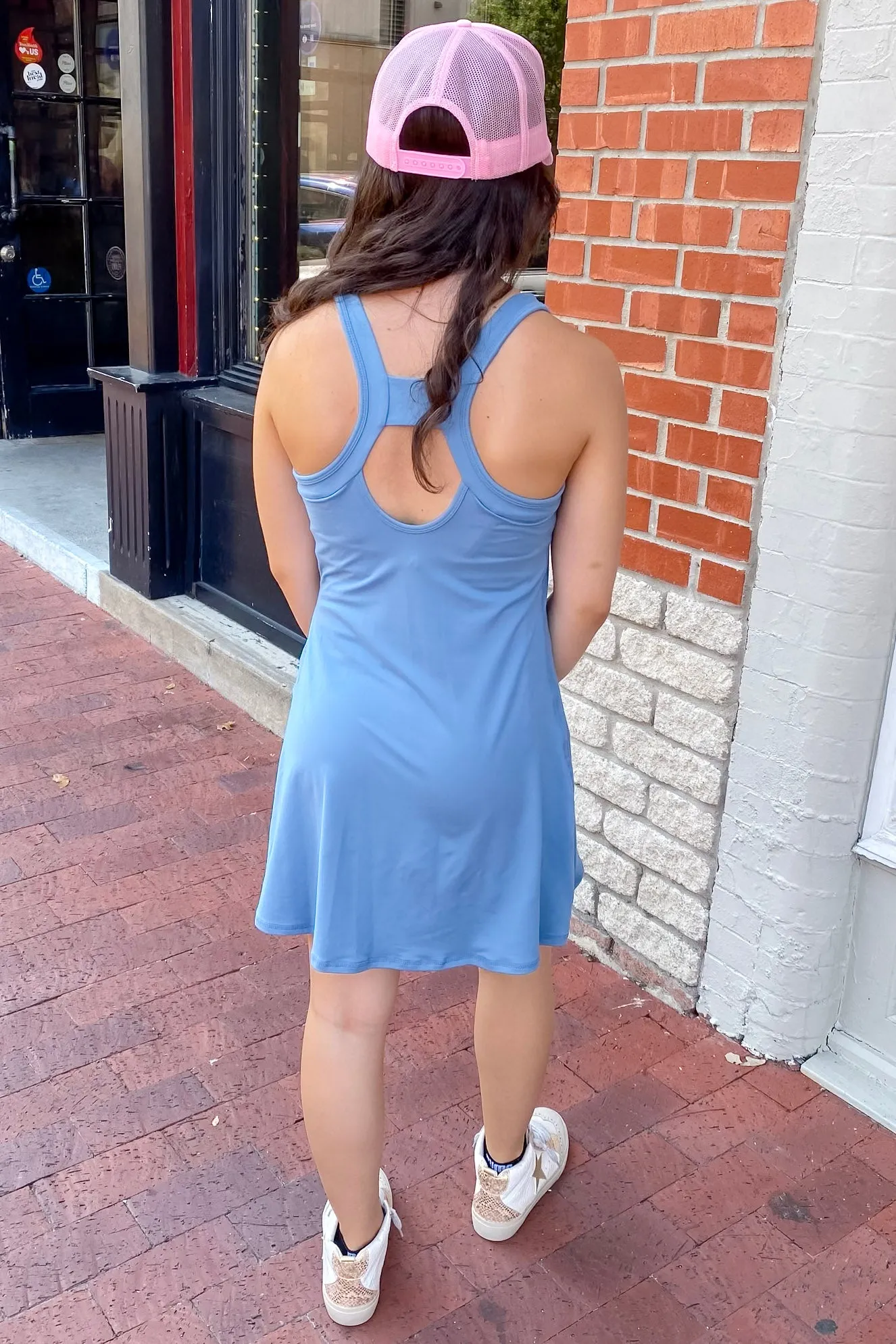 Athleisure Dusty Blue Active Romper