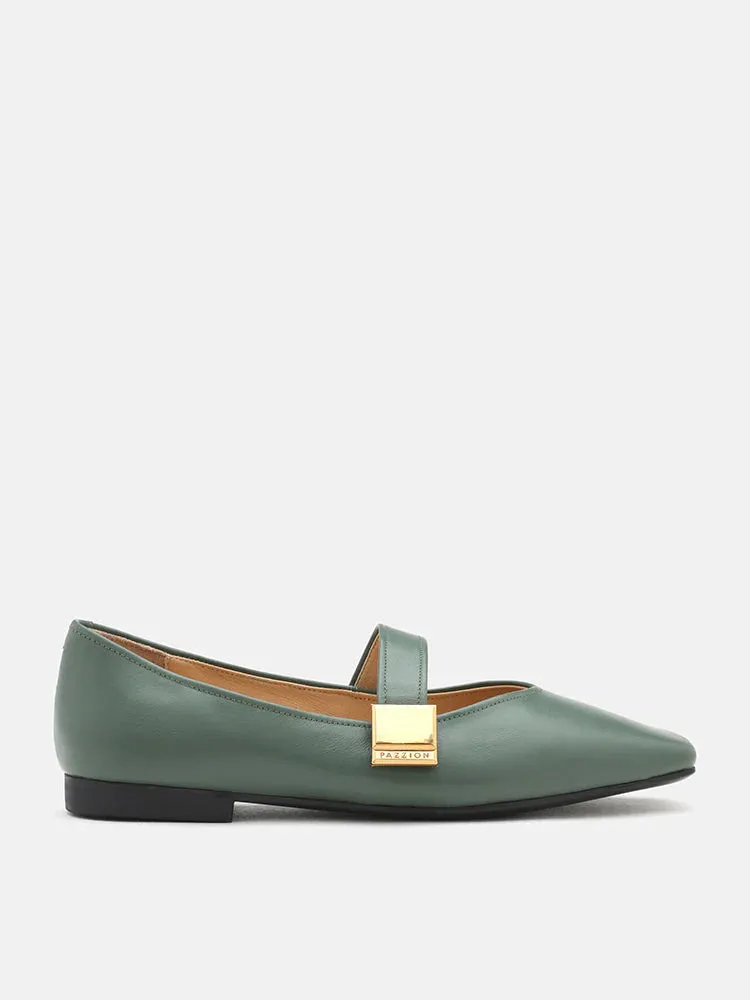 Aubrey Square Toe Mary Jane Flats