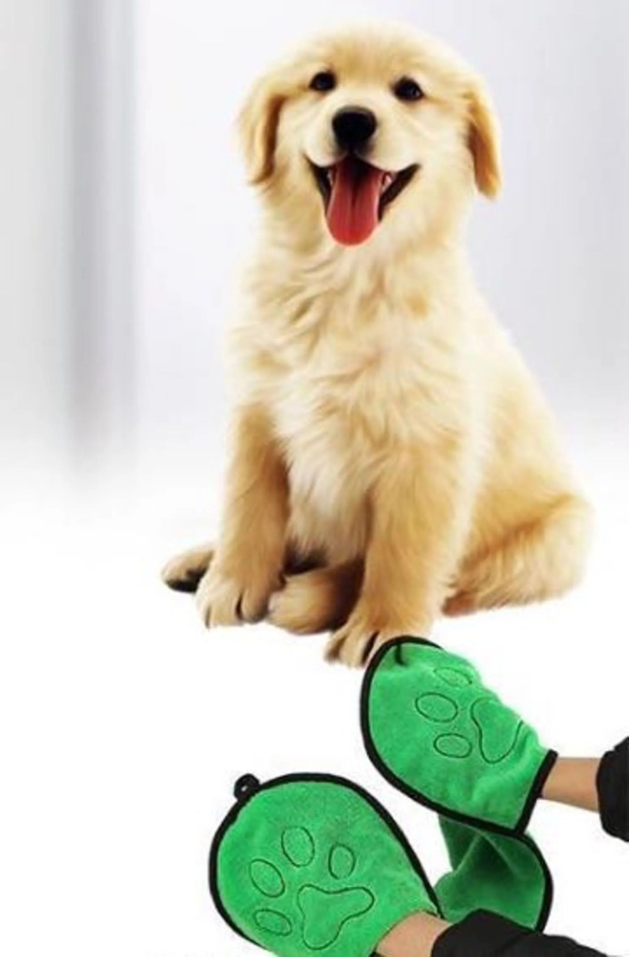 BeNat Pets. Dog Bath Towel Double Drop Pocket Design by BeNat