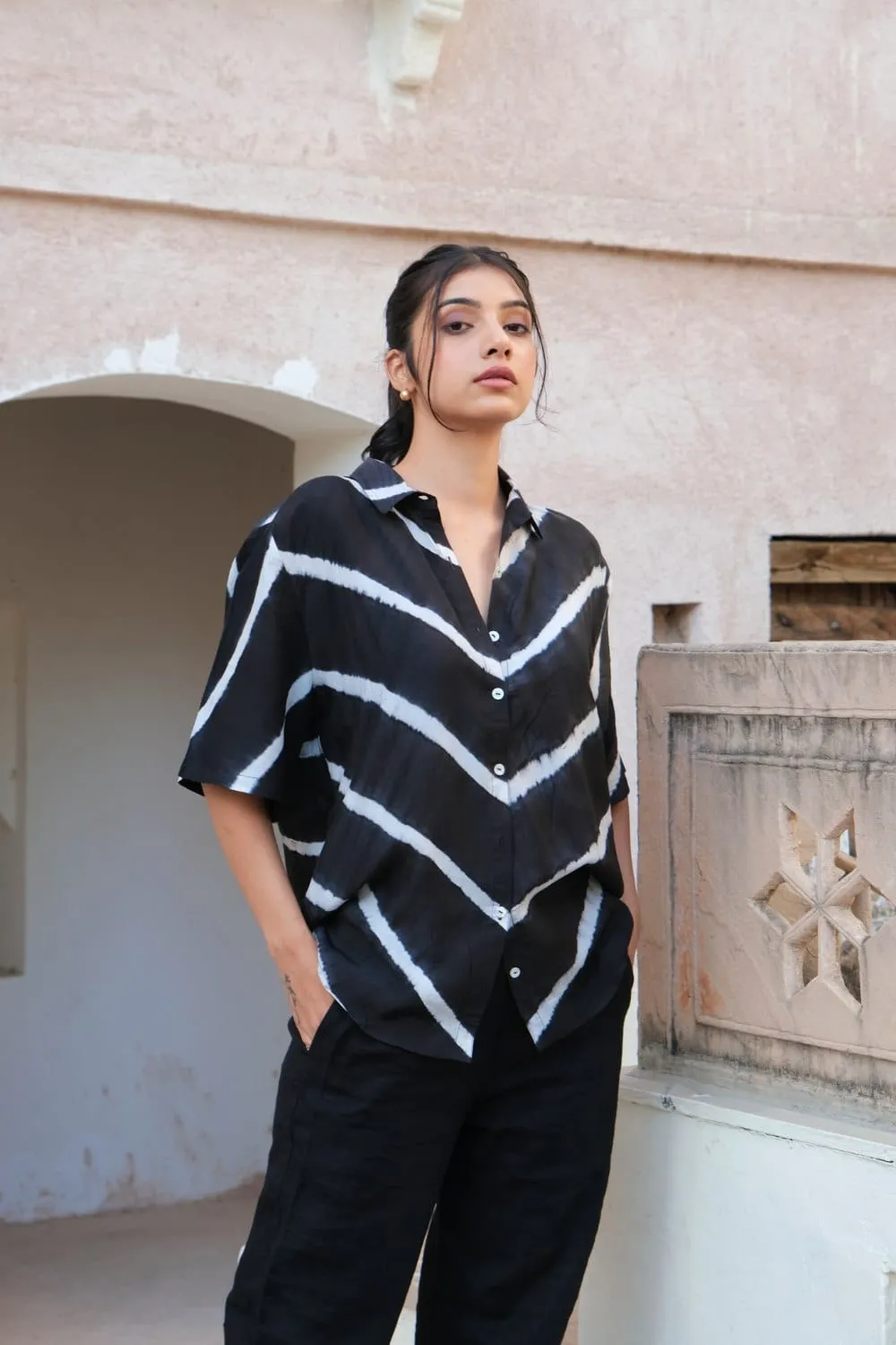Black & White Alwin Shirt
