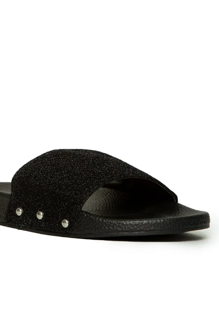 Black Strap Sandals