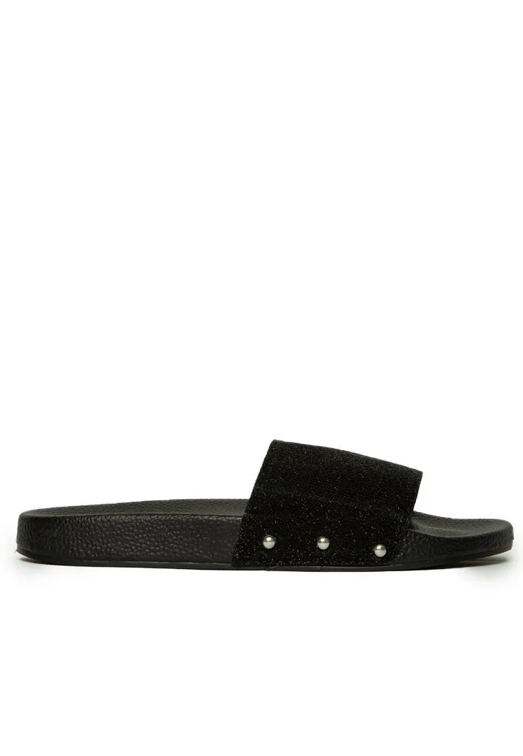 Black Strap Sandals