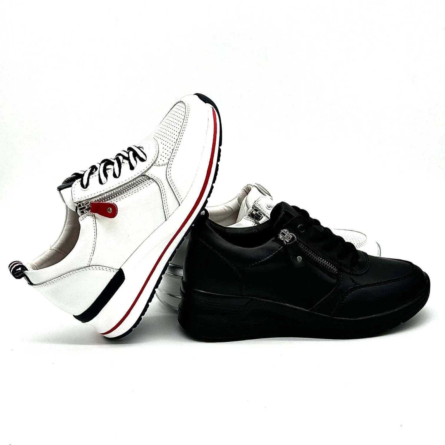 BONAVI 41-KZY5-4 Leather Sneakers