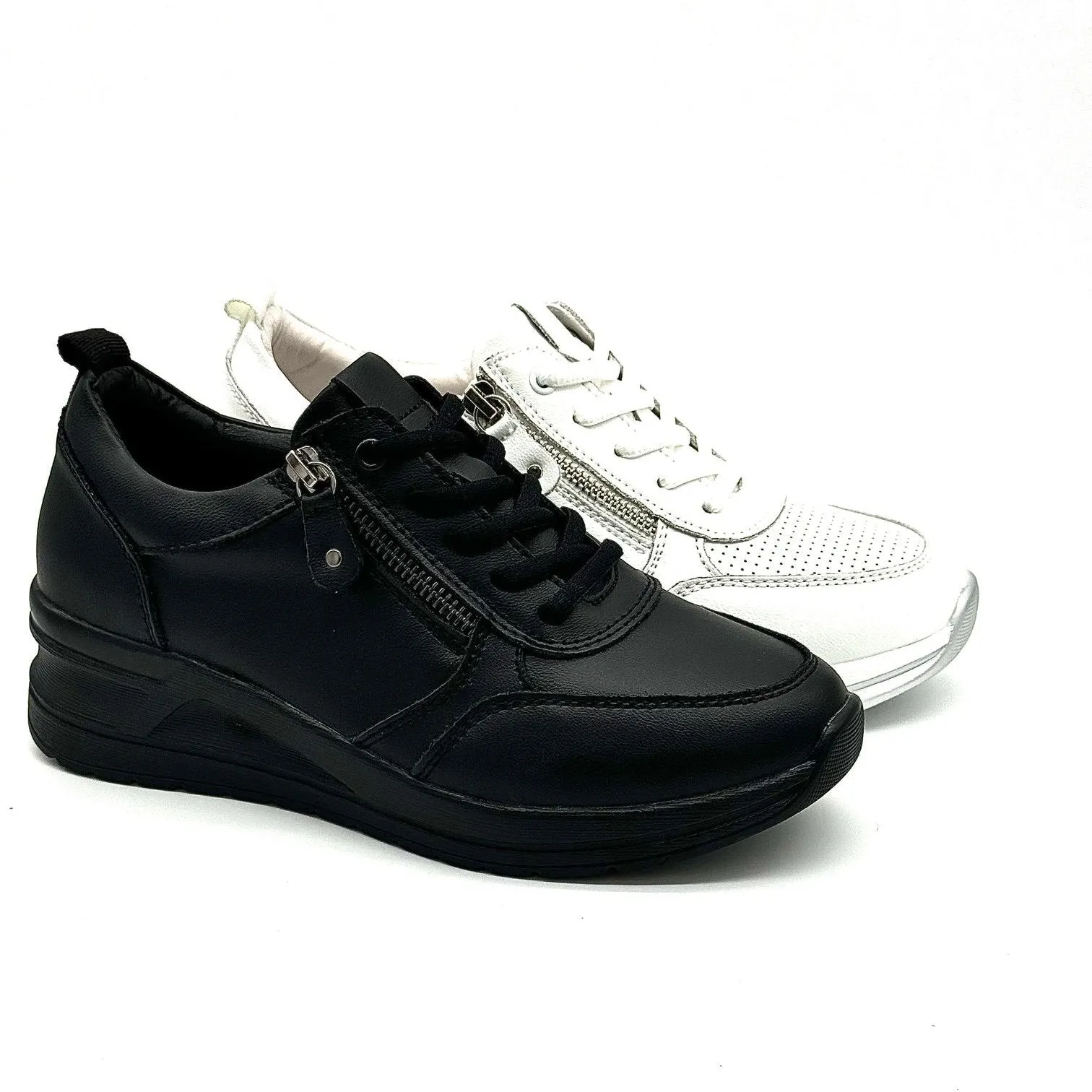 BONAVI 41-KZY5-4 Leather Sneakers