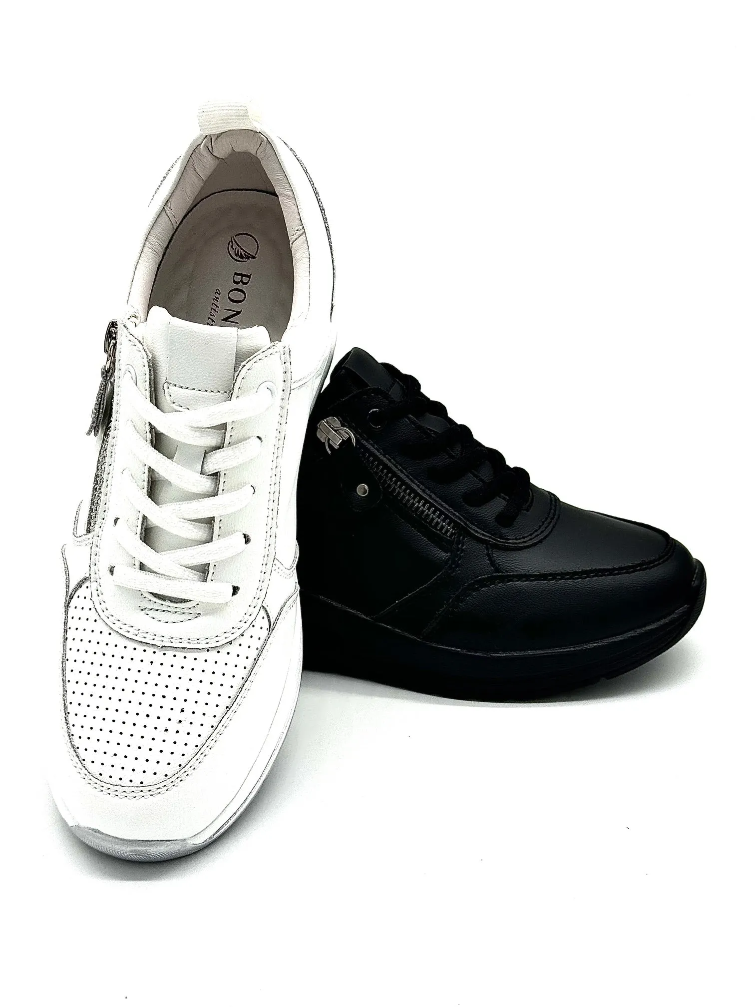 BONAVI 41-KZY5-4 Leather Sneakers