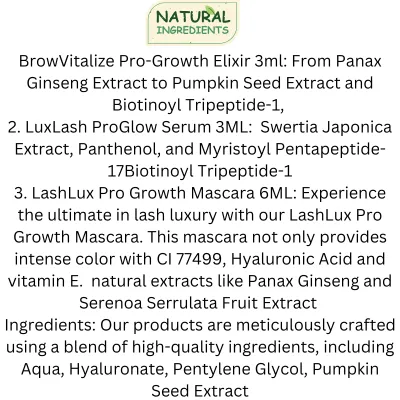 Brow & Lash Lux Growth Kit: Famous Eyes Edition by BimeBeauty