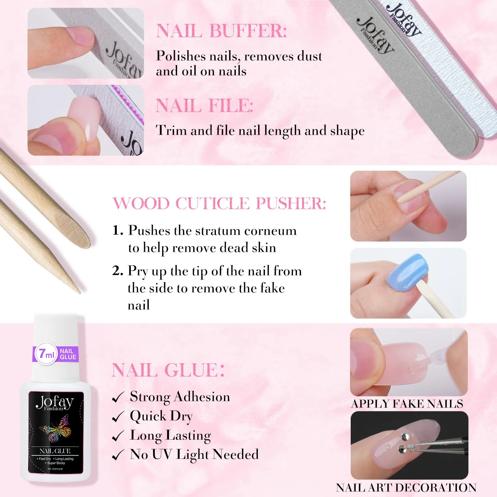 Cat Eye Press on Nails Short 5 Styles, Jofay Fashion 120Pcs Salon-Like Fake Nails with Glitter Galaxy Chasing Light Cat Eye Designs, Artificial Acrylic Nails Gel Glue on Nails Stick on Nails for Women
