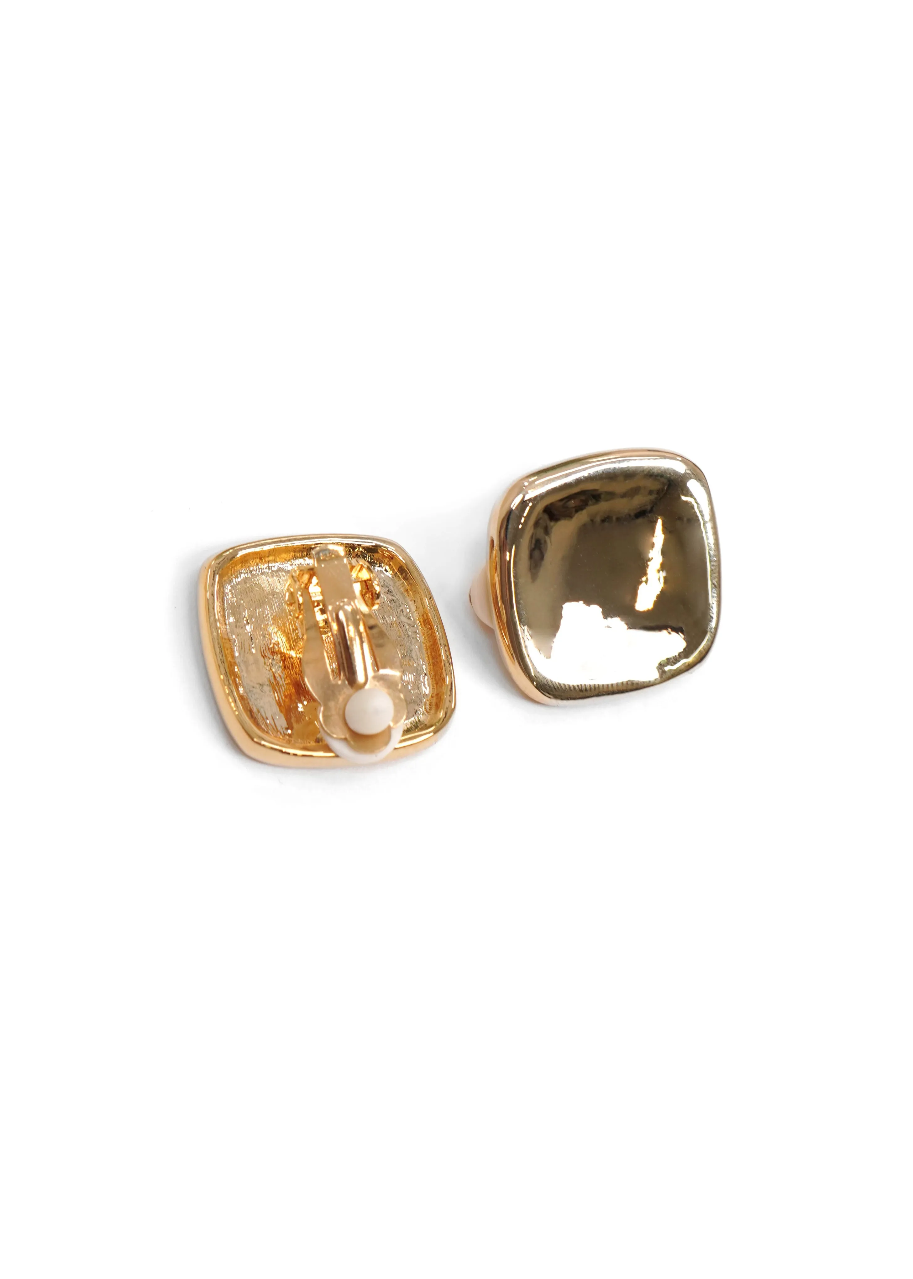 CCB - Square Clip on Earrings