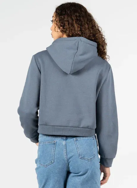 C'est Moi Women's Crop Hoodie - Teal