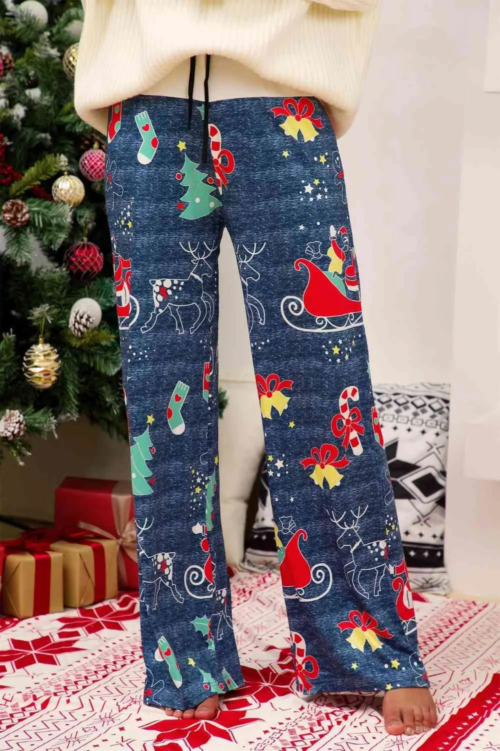 Christmas Straight Leg Pants by VYSN