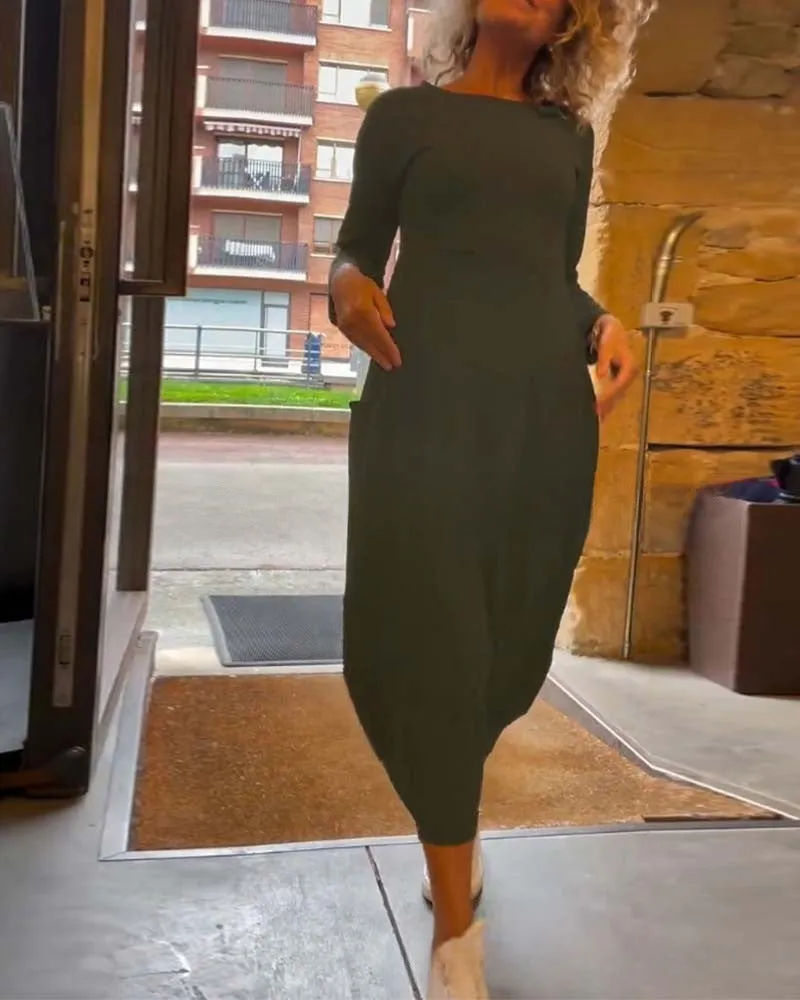CORA - Casual Chic Midi Dress