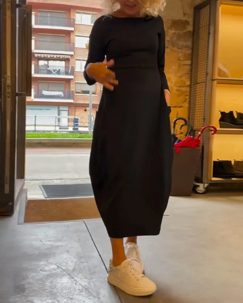 CORA - Casual Chic Midi Dress