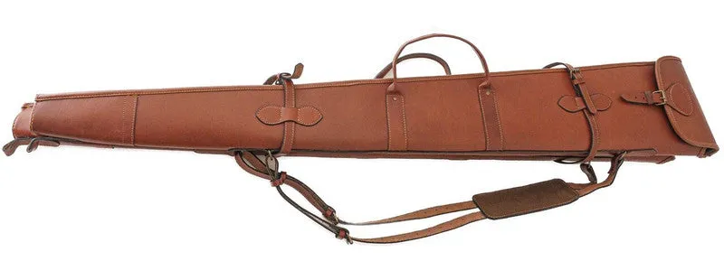 Double Gun Slip and Leather Shotgun Case
