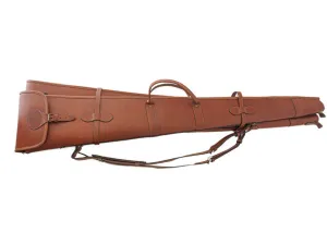 Double Gun Slip and Leather Shotgun Case