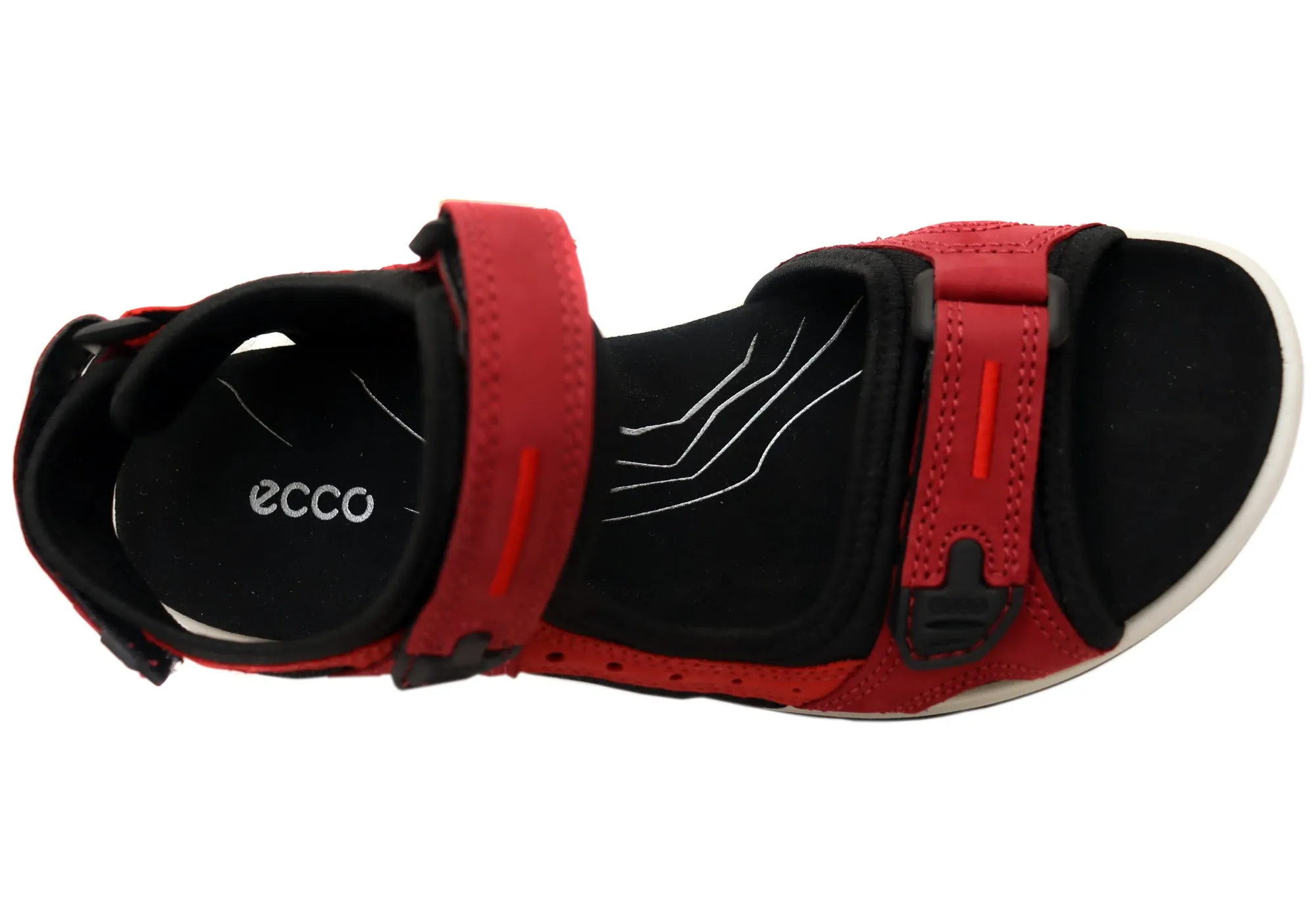 ECCO Womens Offroad Leather Adjustable Sandals