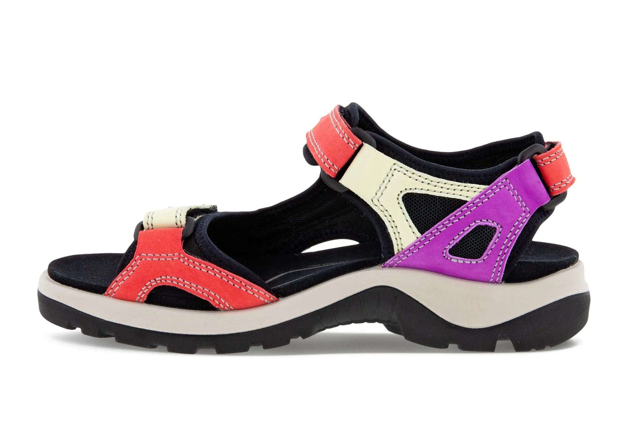 ECCO Womens Offroad Leather Adjustable Sandals