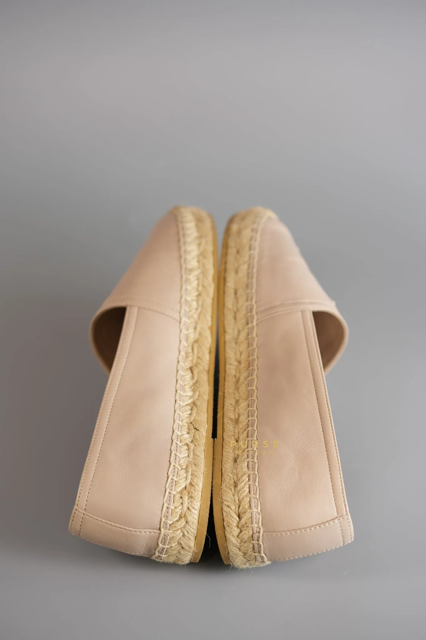 Espadrilles in Poudre Lambskin Leather Size 38 (25cm)