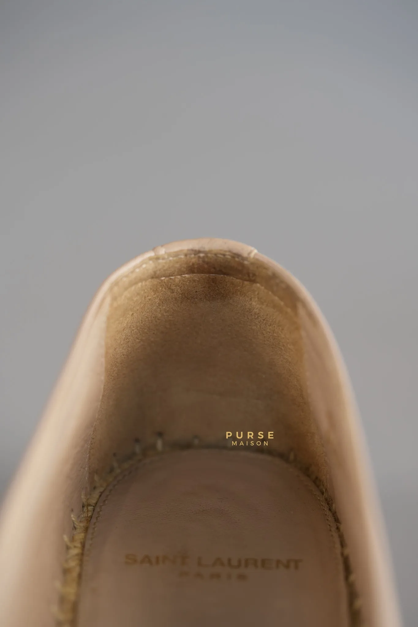 Espadrilles in Poudre Lambskin Leather Size 38 (25cm)