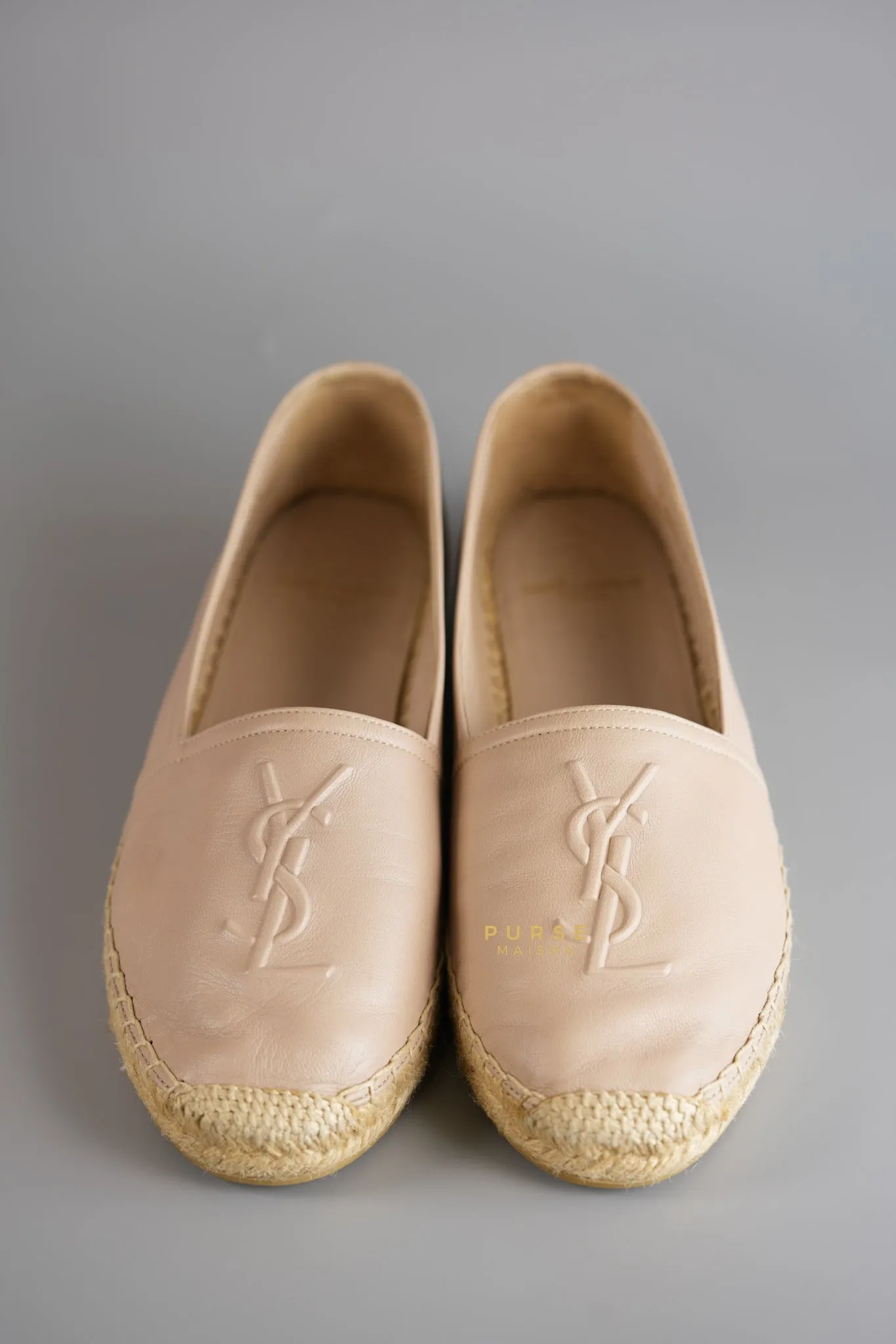 Espadrilles in Poudre Lambskin Leather Size 38 (25cm)