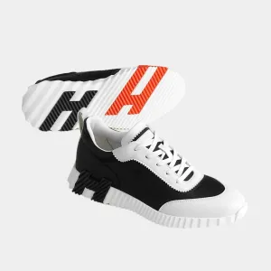 Hermes Bouncing Sneakers Black And White