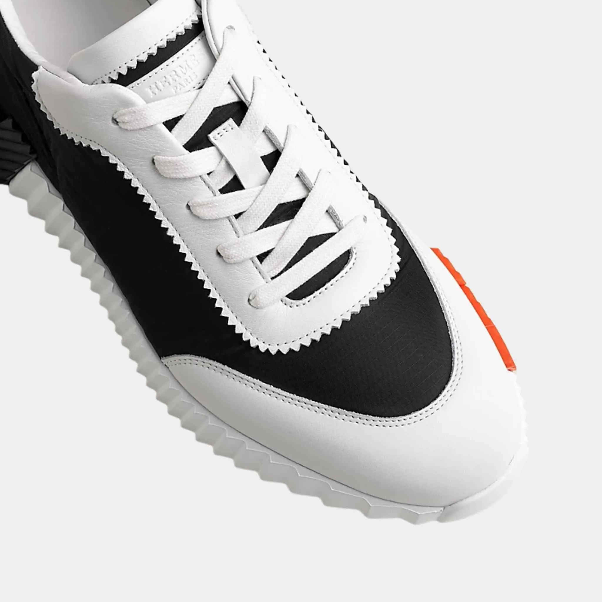 Hermes Bouncing Sneakers Black And White