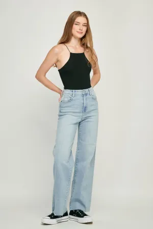 Hidden Logan High Rise Dad Jean 31 Inseam In Light Blue
