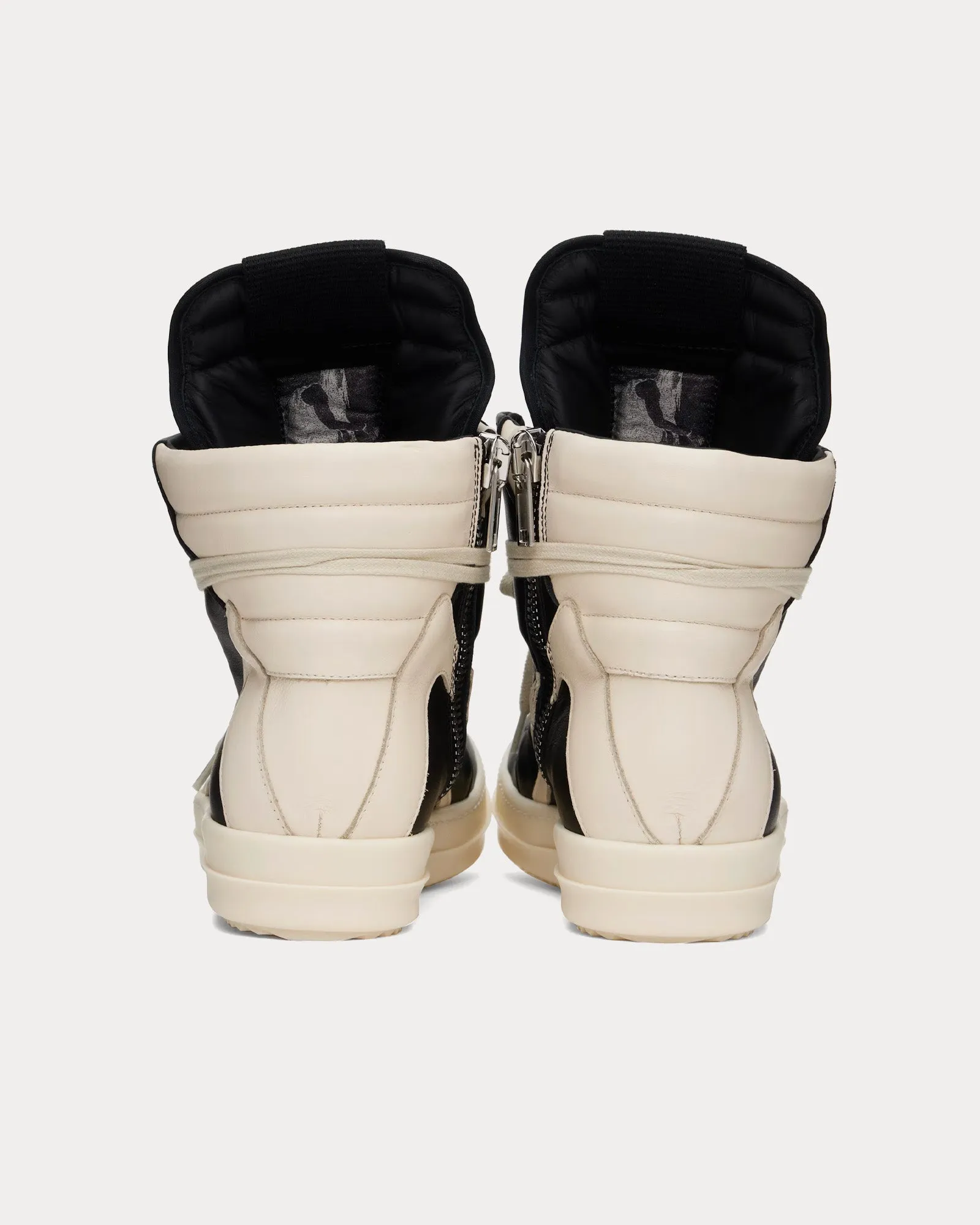 Hollywood Geobasket Leather Black / Milk / Milk High Top Sneakers