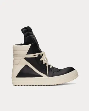 Hollywood Geobasket Leather Black / Milk / Milk High Top Sneakers