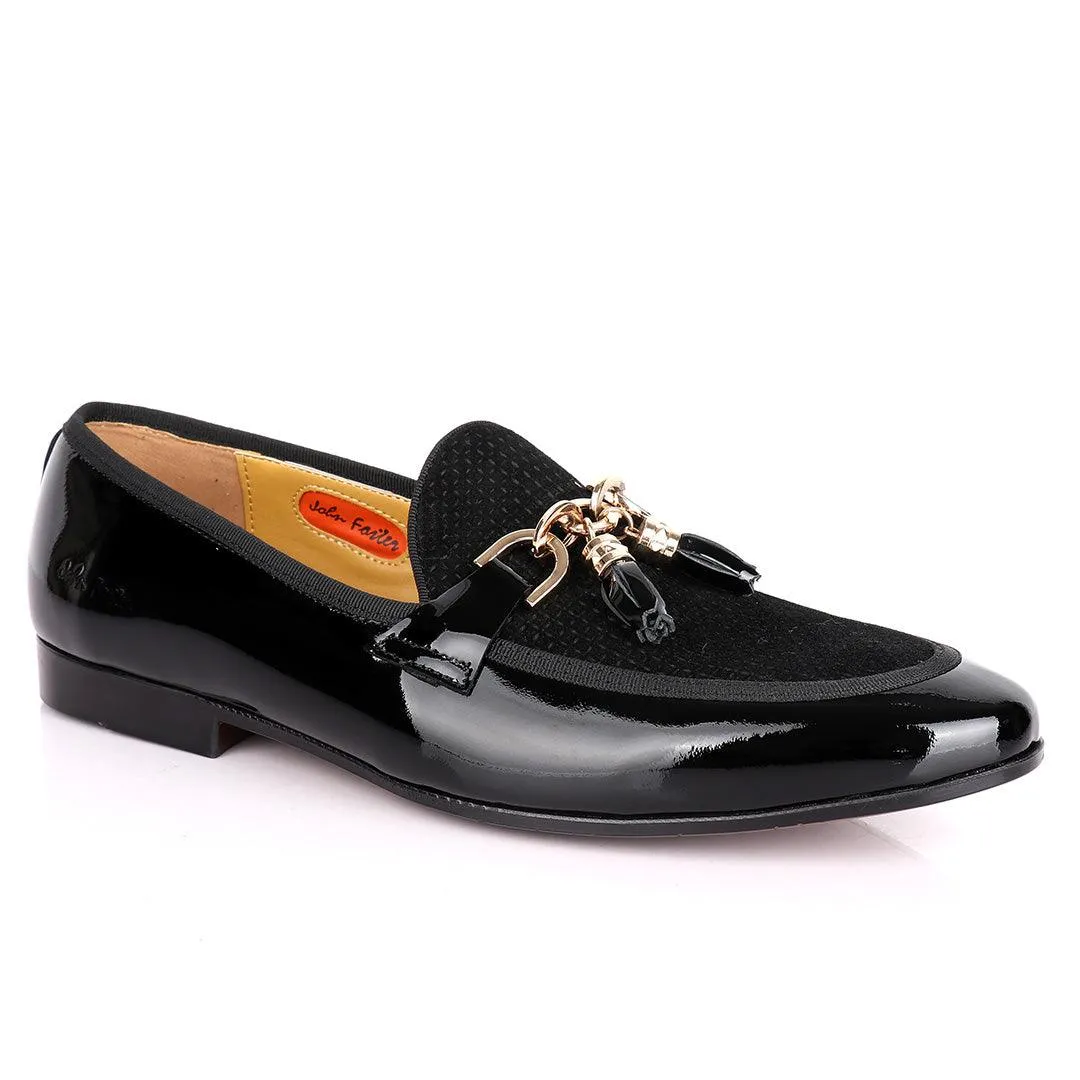 John Foster Wetlips With Gold Tassel Designed Shoe