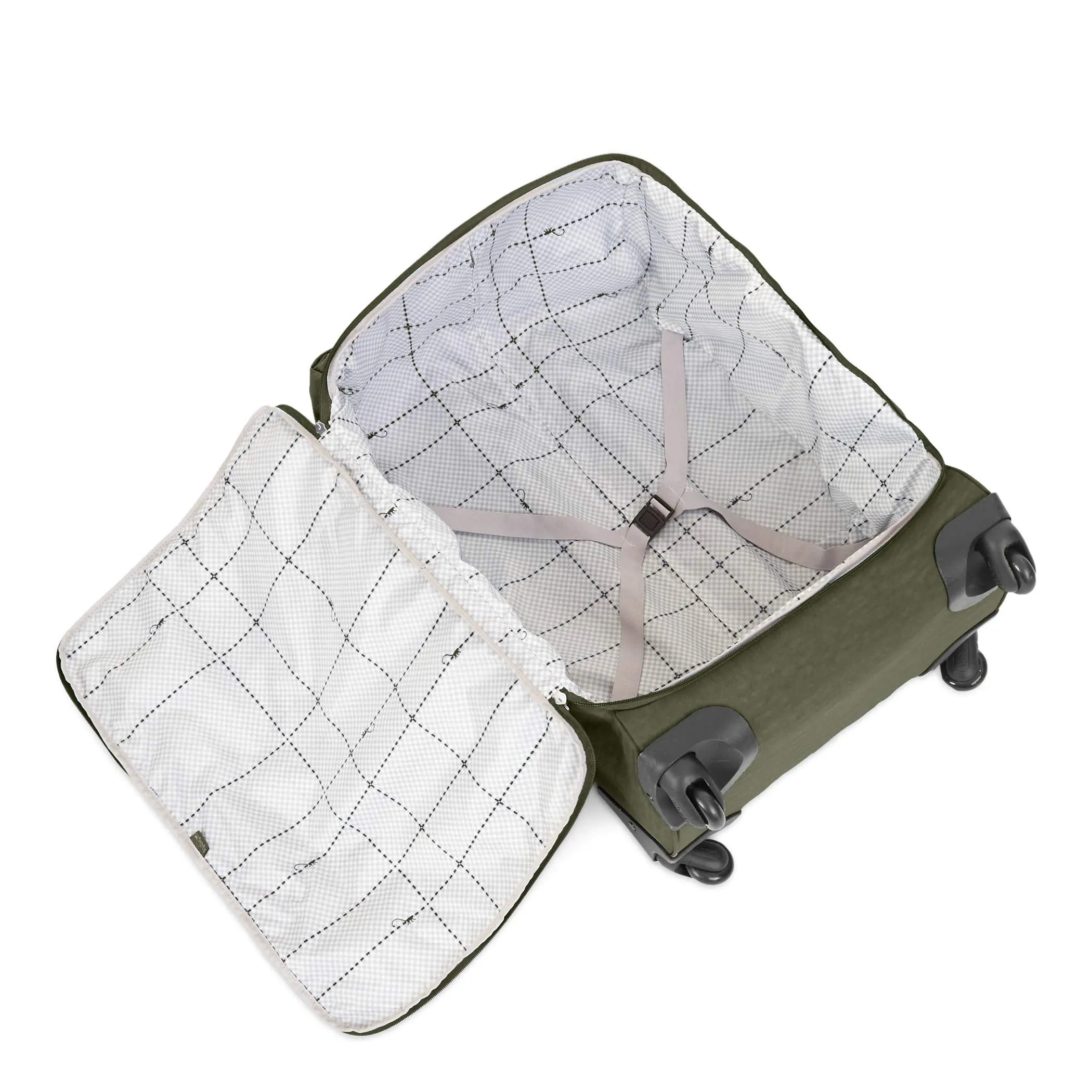 Kipling Unisex-Adult's Darcey Large Wheeled Luggage, Jaded Green
