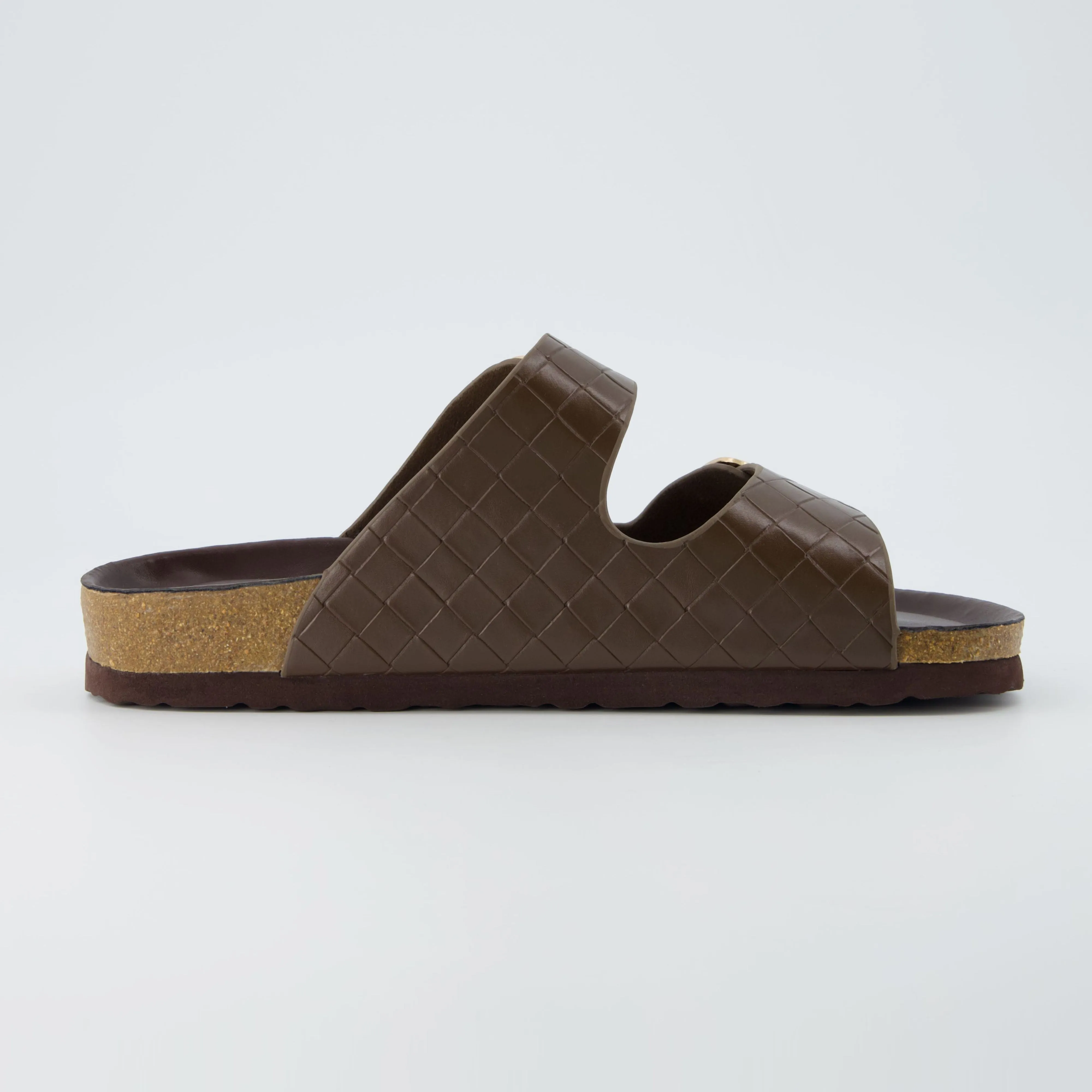 Lang Woven Cork Footbed Sandal