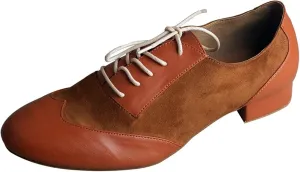 Latin Dance Shoes Men Dance Shoe Man Latin Salsa Brown Tall Shoes Men Dance Shoes