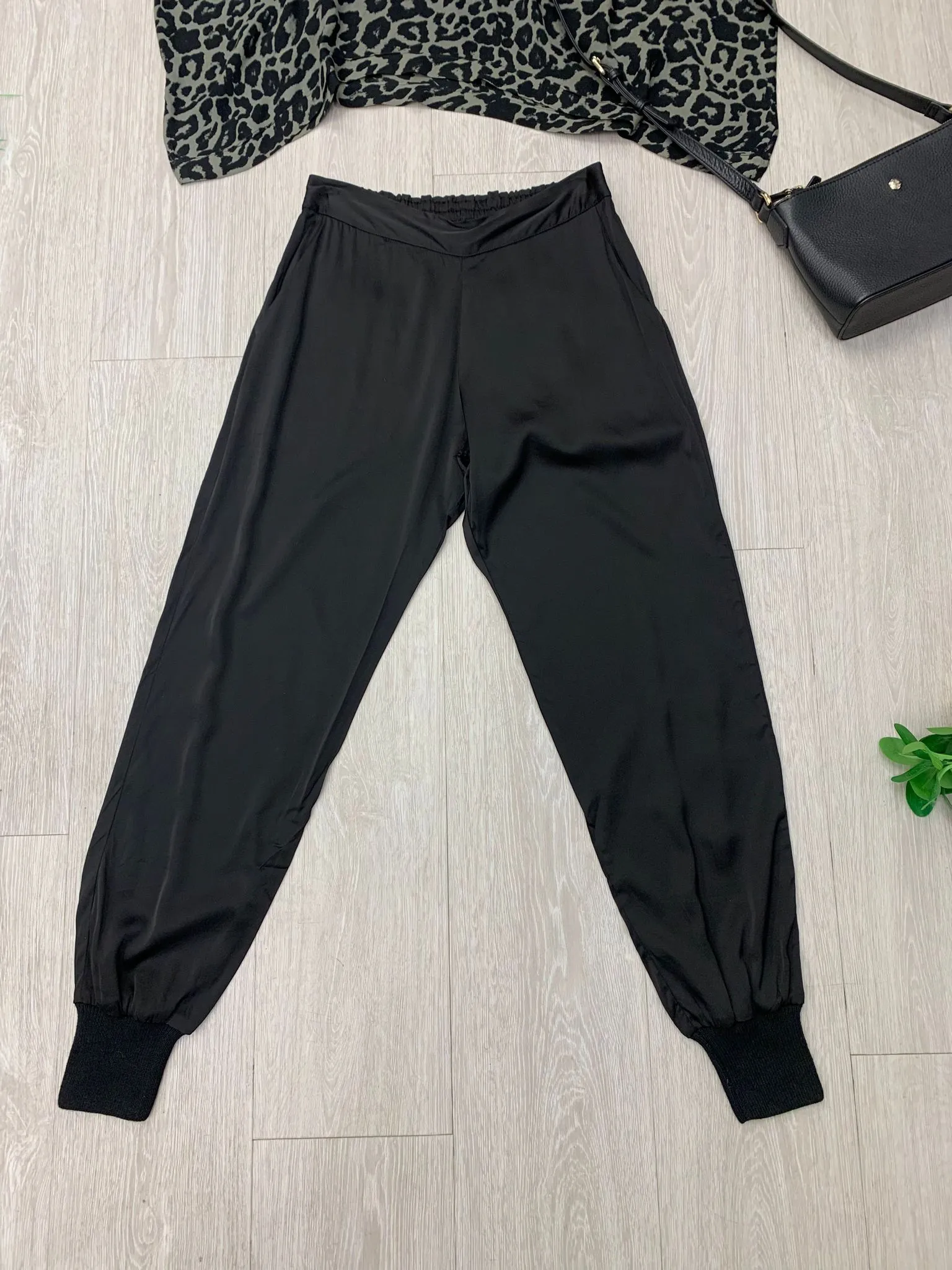 LC. MAINE PANT ZIP - VERT NOIR
