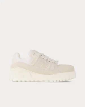 LV Maxi Trainers with Swarovski Crystals White Low Top Sneakers