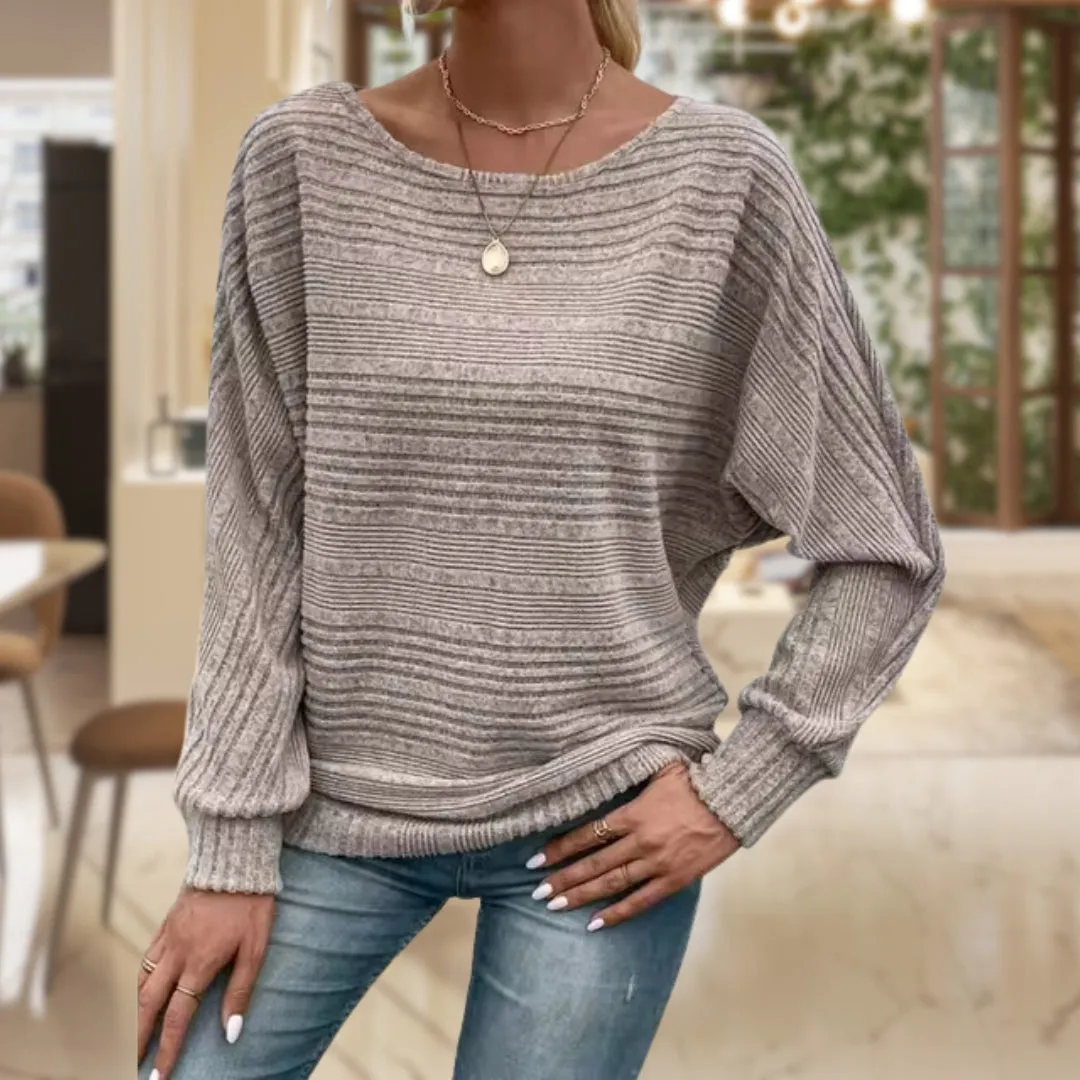 Martha - Casual Chic Textured Pullover