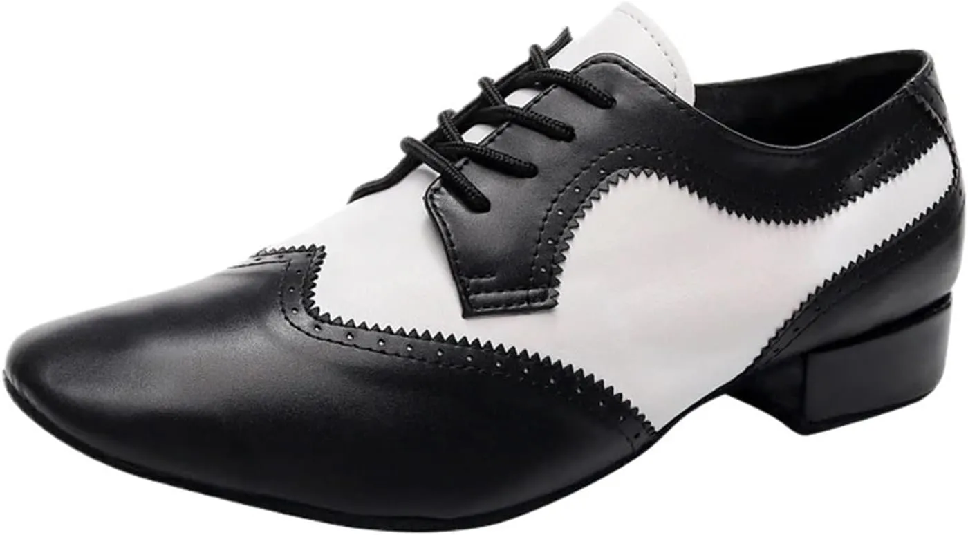 Men's Latin Dance Shoes Soft Dance Shoes Men Cow Leather Latin Shoes Male Jazz Tango Waltz Ballroom Dance Wear Stage Show Footwear
