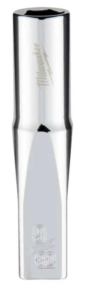 Milwaukee 45-34-9015 Socket, 9/32 in Socket, 1/4 in Drive, 6-Point, Chrome Vanadium Steel, Chrome :CD: QUANTITY: 1