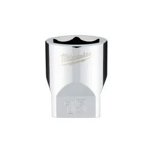 Milwaukee 45-34-9041 - 1/4 in. Drive 15mm Metric 6-Point Socket