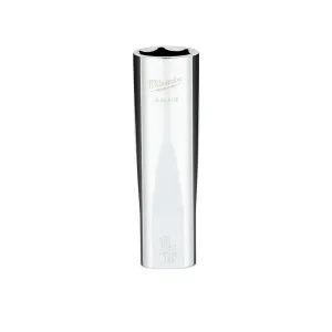 Milwaukee 45-34-9129 - 1/2 in. Drive 11/16 in. SAE 6-Point Deep Socket with FOUR FLAT™ Sides