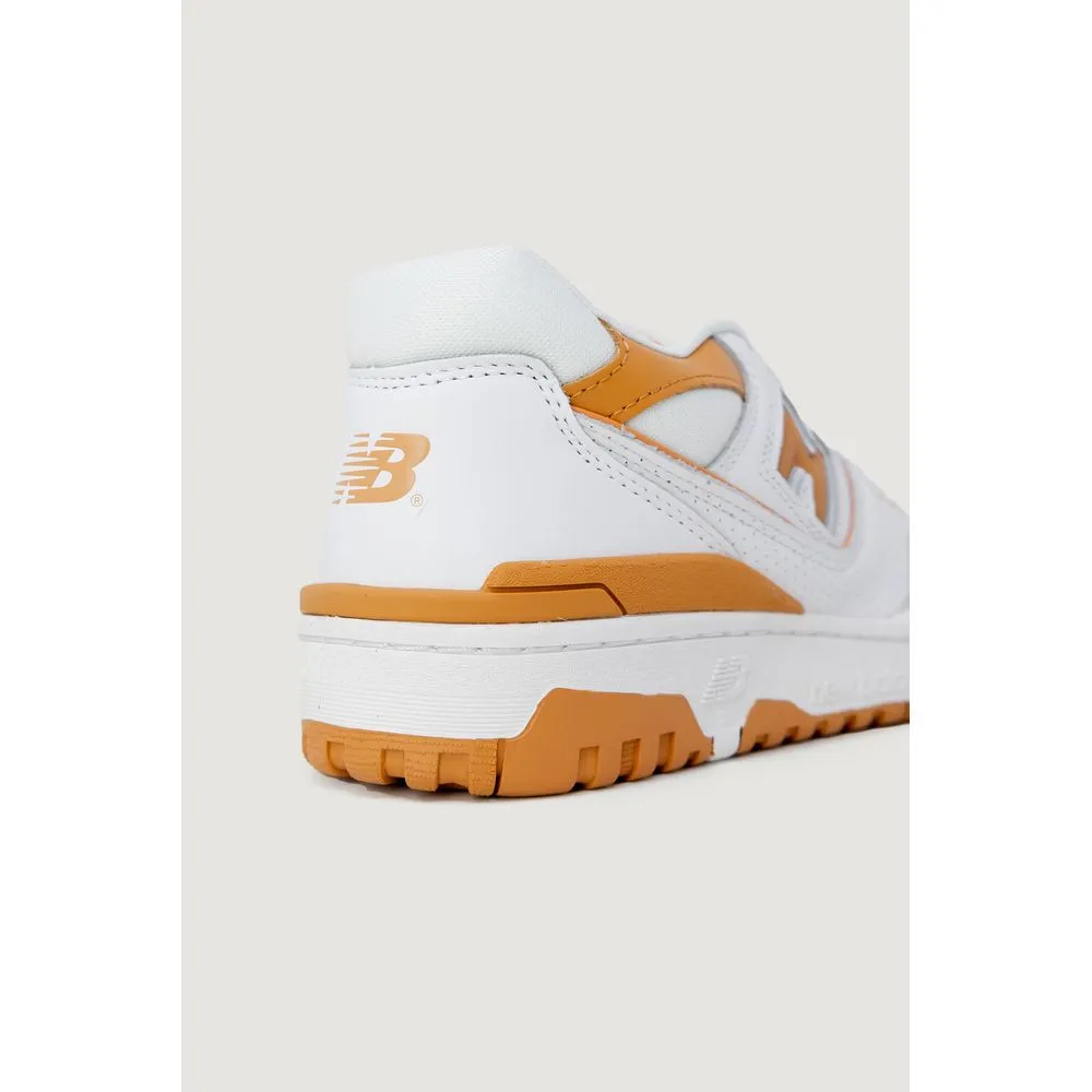 New Balance Orange Artificial Leather Sneaker